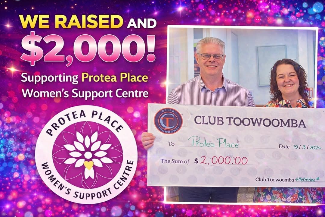 COMMUNITY SUPPORT IN ACTION At Club Toowoomba, we’re proud to give back to the community that supports us every day.